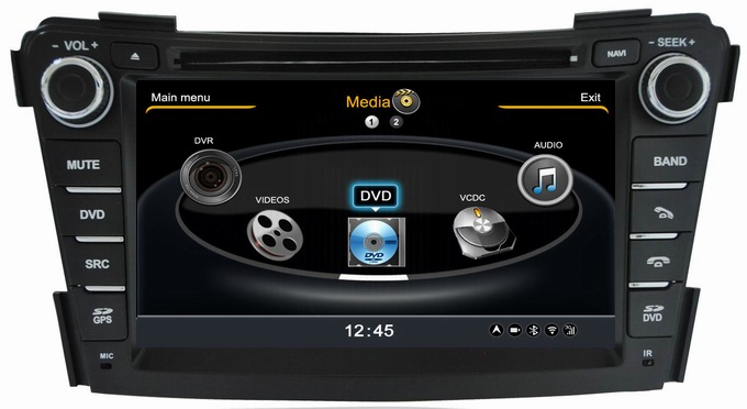 Ouchuangbo GPS Stereo Radio DVD nav Player for Hyundai I40 2012 USB S100 Platform OCB-17