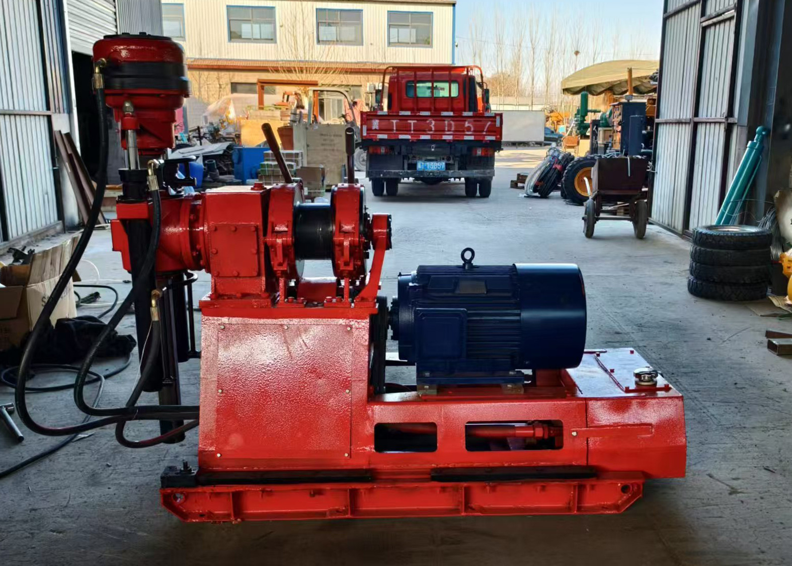 Hydraulic Chuck Core Drilling Rig Easy Transportation