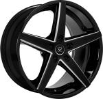17-20 inch classical 5 spoke forged monoblock wheel rim