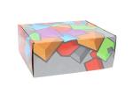 Custom Size Corrugated Gift Box Colorful Kraft Paper Corrugated Box double wall
