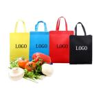 Custom Printing Eco Friendly Non Woven Bags Promotion Reusable Tote For Shopping