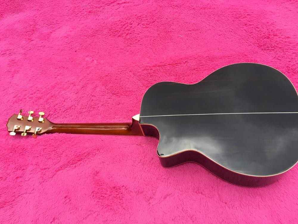 Rosewood back and sides Factory Custom Solid spruce top Acoustic Guitar / Cutaway 814s Classical acoustic guitar