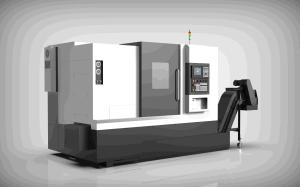 China 6100Y High Rigidity 15° Stepped Rail CNC Lathe With Powered Y Axis factory
