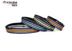 Blue / Green / Orange Nylon Dog Collars , Reflective Dog Collars 4 Sizes 150g