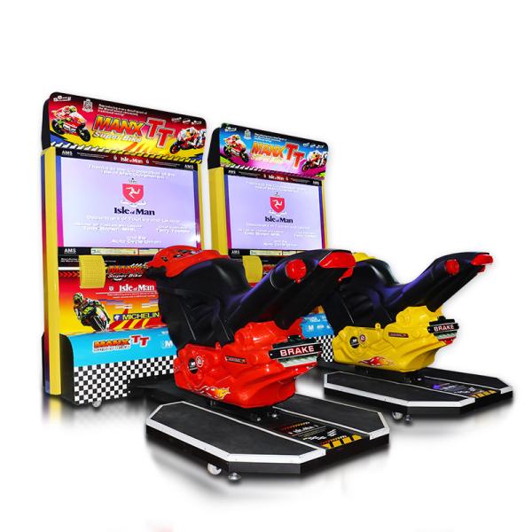 China Stable Performance Bike Racing Arcade Machine Coin Operated 250W factory