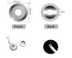 16 Pieces Carbide Cutter Inserts Set For Wood Lathe Turning Tools