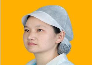 China Breathable Disposable Painters Hats , Disposable Theatre Caps Environmental Friendly factory