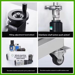 Easy Operation Fully Automatic Servo Rotor Pump Paste Liquid Filling Machine for