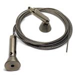 Top Quality Wire Ceiling Gripper Cable Fastening Curtain Tensioner With Screw