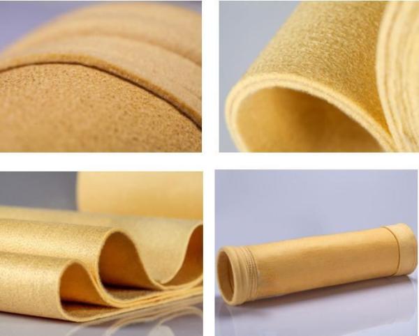 High Strength P84 Replacement Dust Collector Bags 500~550 GSM Maximum Flexibilit