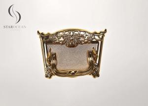 China Luxury Design Gold Plating Plastic Coffin Handles Gold Plating 100kg Lift Weight P9802 factory