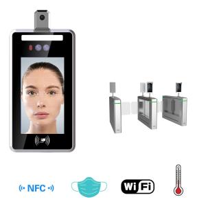 China 8 Inch SDK API DC 12V 2A Facial Recognition Temperature Scanner factory