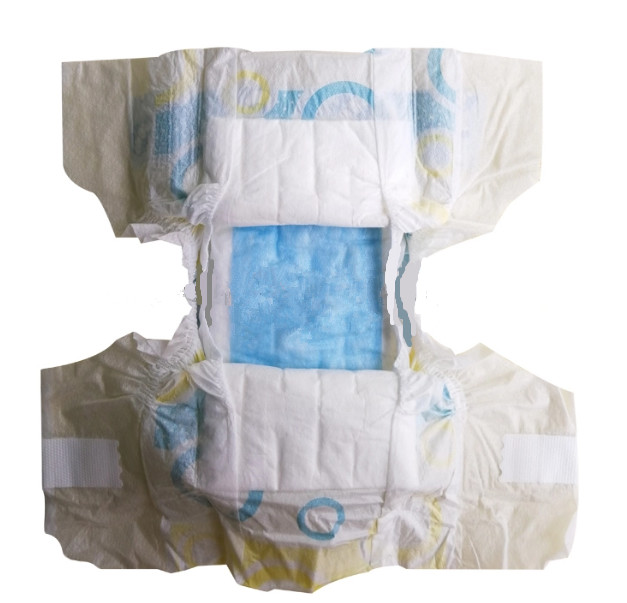 Hydrophilic Nonwoven Disposable Baby Diapers with Ergonomic structure
