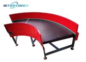 China assembly line 50mm Roller Curve Conveyor factory