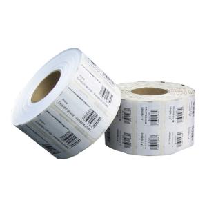 China RFID Tag Sticker Custom Packaging Labels Bar Code Stickers For Retail Store factory