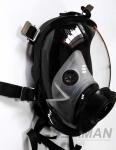 Fire Fighting Silicone Full Face Gas Mask For Breathing Apparatus SCBA Face Mask