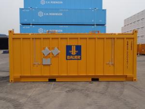 China 20 Foot Metal Shipping Containers , Storage Container With Side Doors Industrial factory