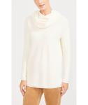 WOMEN'S 60% cotton/20% viscose/15% nylon/5% cashmere KNITTED SWEATER