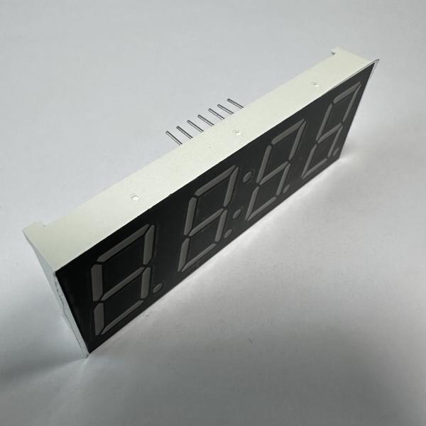 High-Visibility Ultra Red 4-Digit LED Clock Display Unit