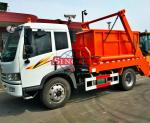 Brand FAW Skip Loader Waste Collection Trucks Power Assistant LHD / RHD Steering