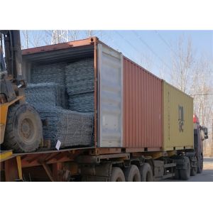 2x1x1m Heavy Zinc Coated Metal Gabion Baskets 60x80mm Hexagonal Mesh