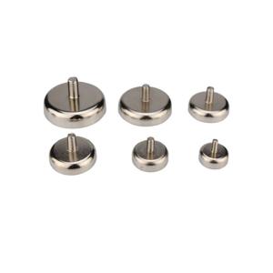China Axial Powerful Fishing Magnets A2 Steel Single Side With Eyebolt factory