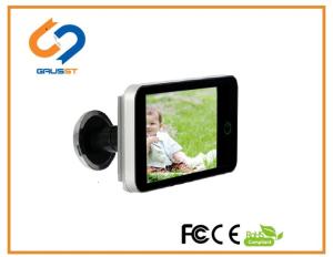 China Hidden Doorbell LCD Peephole Viewer With 120 Degree Wide Angle 4.0 Inch LCD factory