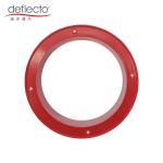 Red Collar HVAC Accessories 6 Inches 150mm Plastic Flange 4 Screw Hole Easy