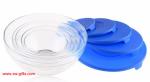 5Pcs Heat Resistant Preservation Glass Bowls Nested Dipping or Storage Bowls