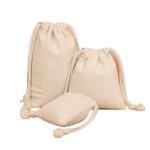 8Oz 12x17'' Canvas Storage Drawstring Bag For Rice