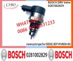 BOSCH DRV Valve 0281002829 Control Valve 0281002829 For DODGE JEEP HYUNDAI KIA
