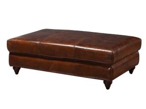 China Defaico Brown Vintage Leather H47cm Antique Coffee Tables factory
