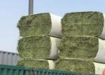 Eco Friendly Hay Bale Sleeves / Woven Polypropylene Fabric , 0.6 - 1 Mm Thick