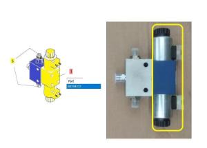 China 80704372 Screed Leveling Cylinder Solenoid Valve Rexroth R900561286 for Volvo-Abg Series High Quality road construction factory