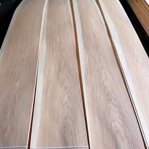 China Carya Rustic Hickory Veneer 120mm Natural Wood Veneer factory