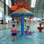 Aqua Park Equipment, Water Game Family Recreation Raining Mushroom Water