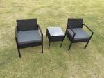indoor garden compact rattan bistro set Combination Patio Garden Sofa Balcony