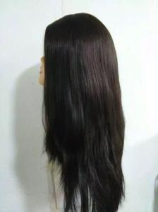 China Real Russian/Slavic Virgin European Hair 16&quot; Jewish Wigs Big Layer Silky Straight Natuarl Color factory