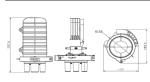 FTTH Outdoor Fiber Cable Dome Splice Closure IP68 48 Core for Hot Melt Style