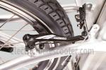 36V 250W Folding Electric Bike Full Suspension EN15194 With Shimano Derailleur