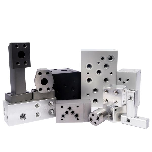 China Customized Solenoid Hydraulic Valve Manifolds With Aluminum Valve Body factory