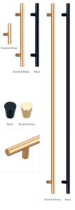 China Aluminum Wardrobe Handles Cabinet Door Profile Long Edge Pull Handles factory