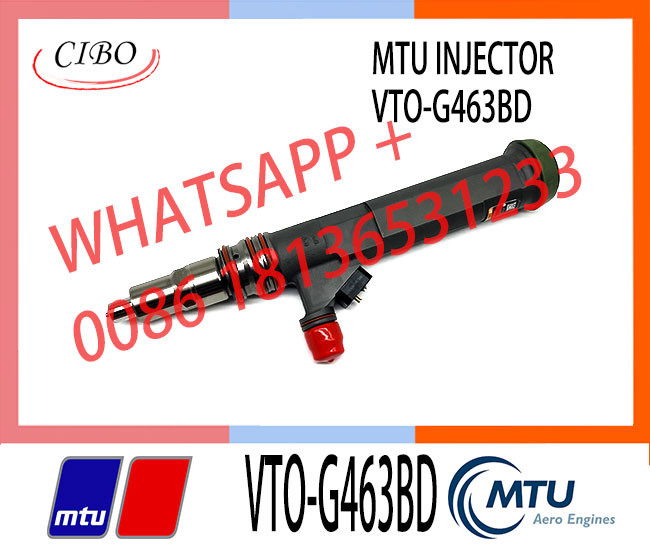 MTU X52407500053 Neutral common rail diesel fuel injector 52400017 VTO-G463BD 1820407