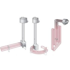 Tubular Element PTFE Over The Side Tank Heater , Immersion Over The Side Heater