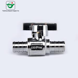 China Dishwasher 3/8''X3/8&quot; FEM Brushed Nickel Angle Stop Valve factory