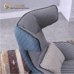 Modern leisure chair, high density foam, comfortable leather chair, living room