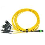 8 Core 12 Core Fiber Cable Patch Cord Male Female Fanout Breakout MPO MTP To LC
