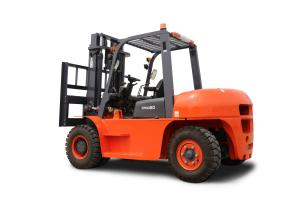China Big 5 Tons Load Capacity Diesel Powered Forklift 3440 * 2450 * 1995mm factory