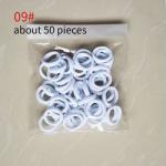 wholesale fashion nylon hair ties 50 pcs per set 3 cm towel high elastic baby