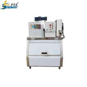 Small Flake Ice Machine Maker With Stainless Steel Ice Bin 300kg